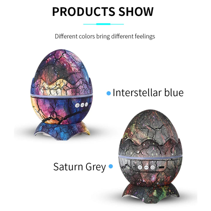 LED Dragon Egg Lamp - Galaxy Projector with Bluetooth Control Night Light - My Store